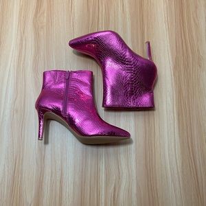 Torrid Snakeskin Pointed Toe Bootie